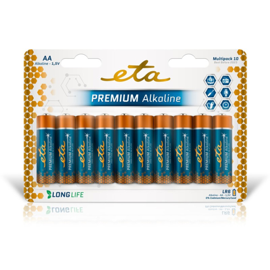 ETA PREMIUM ALKALINE AA, LR06, blister 10ks