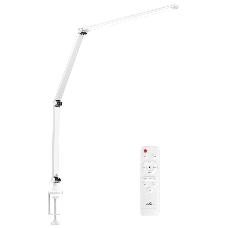 Stolná lampa ETA 2893 90010 stmievateľná, diaľkový ovládač, 10W biela