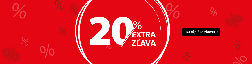 EXTA ZĽAVA 20 %