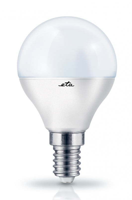 LED žiarovka ETA EKO LEDka mini globe 6W, E14, teplá bílá